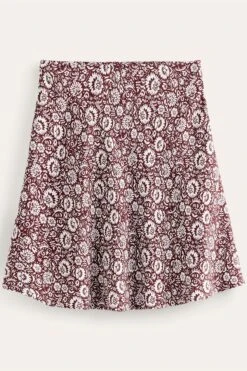 Boden Red Bias Crepe Mini Skirt -Outlet Mode Zyra Store 102229s5