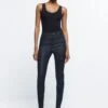 River Island Black Skinny Cargo Coated Jeans 2 River Island Black Skinny Cargo Coated Jeans -Outlet Mode Zyra Store 187402s