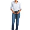 Ariat Blue R.E.A.L. Perfect Rise Abby Straight Jeans -Outlet Mode Zyra Store 429930s