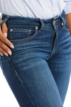 Ariat Blue R.E.A.L. Perfect Rise Abby Straight Jeans -Outlet Mode Zyra Store 429930s4