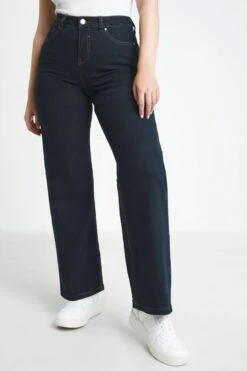 Simply Be Blue 24/7 Wide Leg Jeans