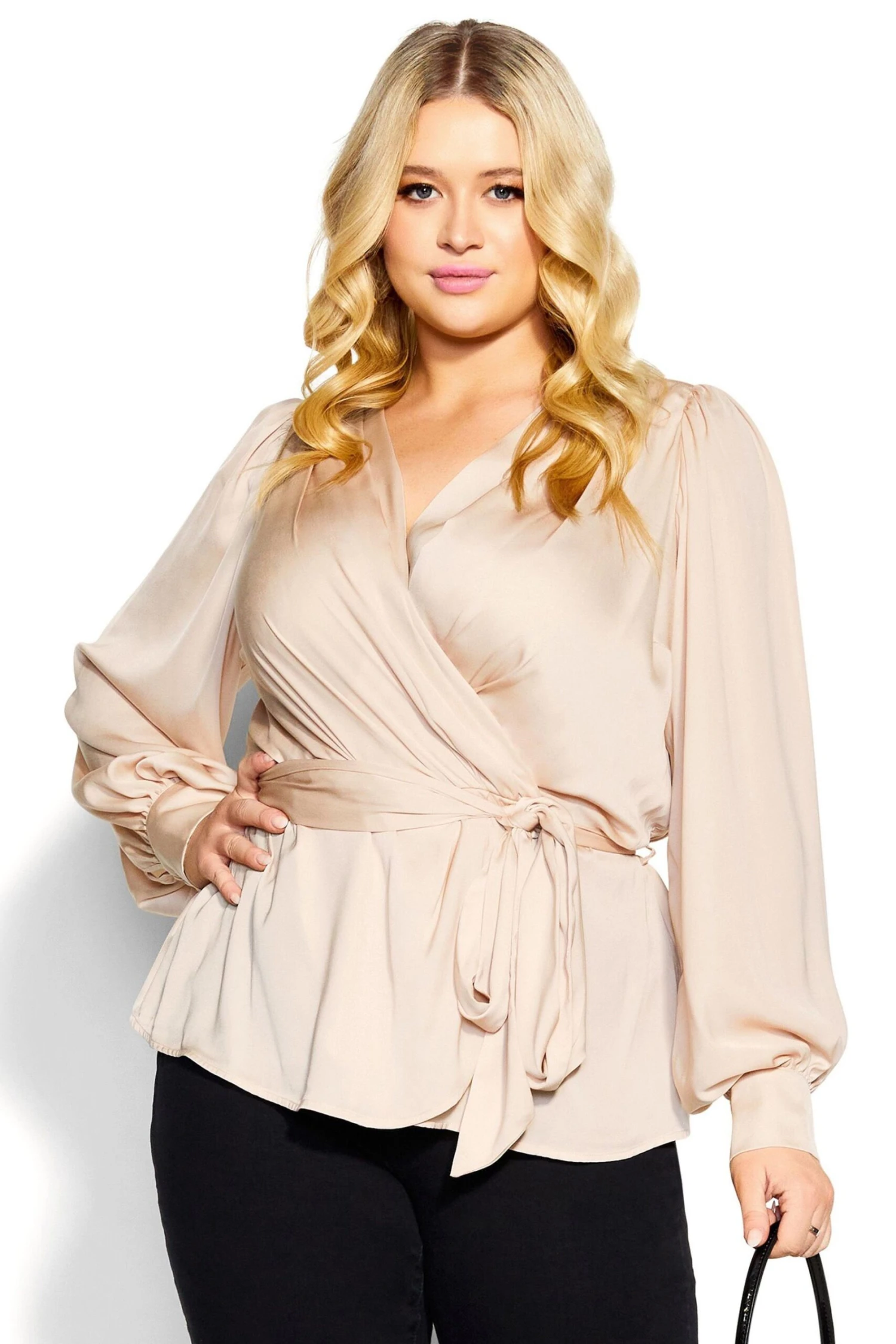 City Chic Pink Opulent Top 3 City Chic Pink Opulent Top