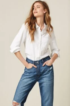 Next Casual Boyfriend Cotton Shirt