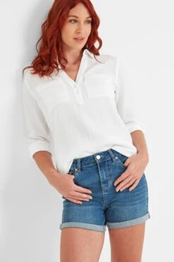Tog 24 Womens Optic White Summer Shirt -Outlet Mode Zyra Store 506996s4