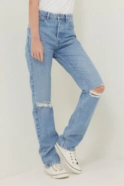 FatFace Blue Sutton Rip Detail Jeans