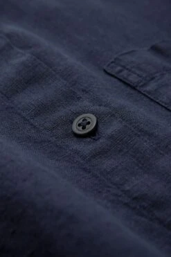 Celtic & Co. Blue Linen Button Through Dress -Outlet Mode Zyra Store 651783s6