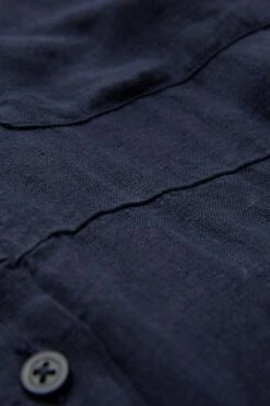 Celtic & Co. Blue Linen Button Through Dress -Outlet Mode Zyra Store 651783s7