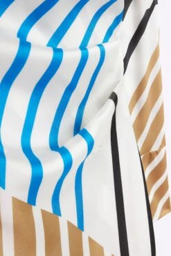 River Island Blue Plus Nip Tuck Longline Shirt -Outlet Mode Zyra Store 697292s8