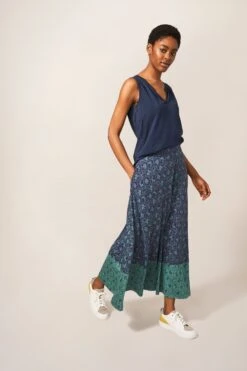 White Stuff Blue Jada Eco Vero Maxi Skirt -Outlet Mode Zyra Store 735158s3