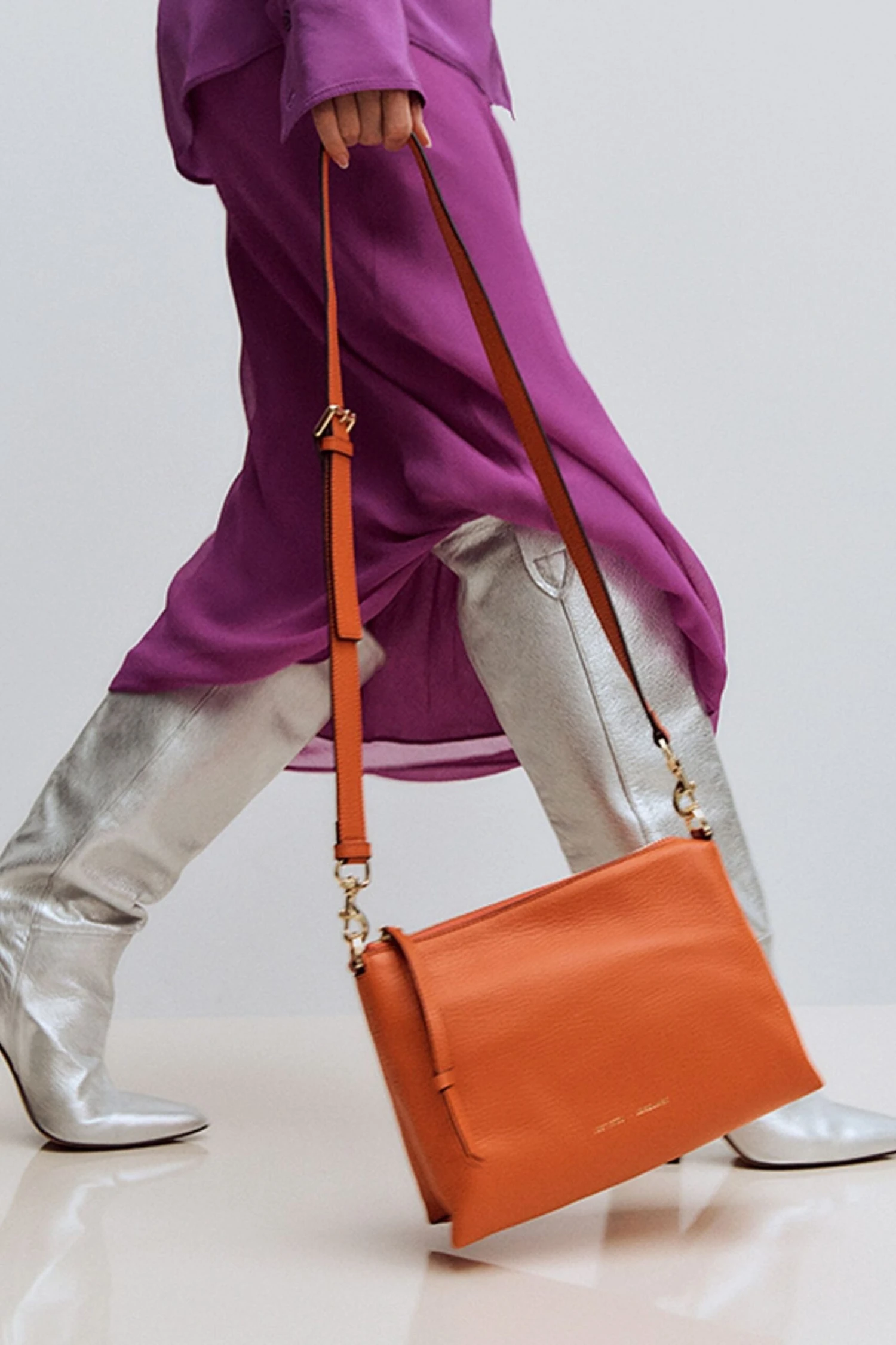 Jigsaw Purple Crinkle Bias Maxi Skirt 6 Jigsaw Purple Crinkle Bias Maxi Skirt - Image 4