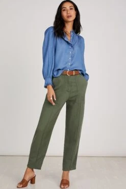 Baukjen Blue Josephine Blouse With Tencel™ -Outlet Mode Zyra Store 756903s3