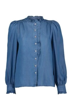 Baukjen Blue Josephine Blouse With Tencel™ -Outlet Mode Zyra Store 756903s5
