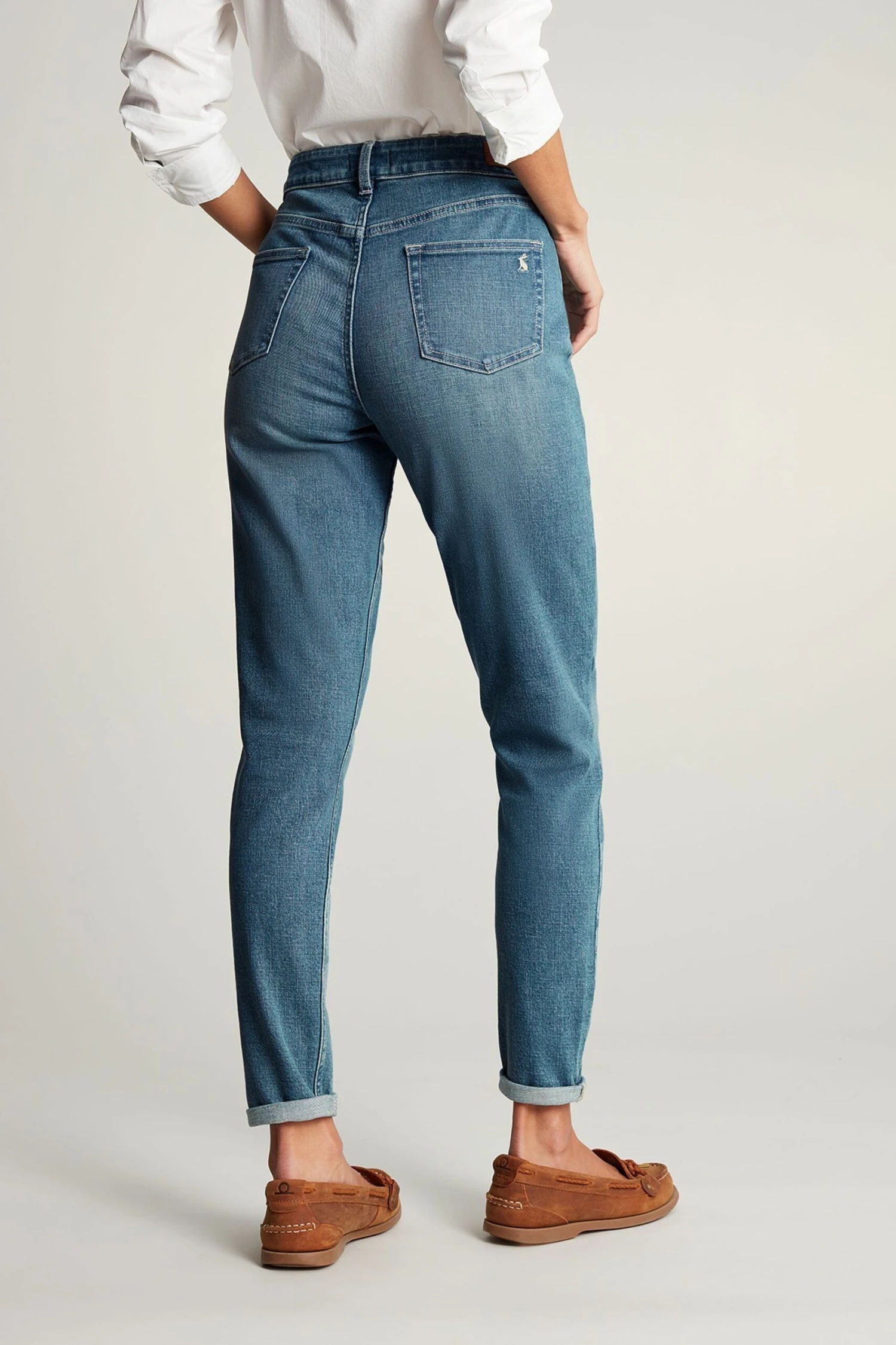 Joules Blue Monroe High Rise Stretch Skinny Jeans 4 Joules Blue Monroe High Rise Stretch Skinny Jeans - Image 2