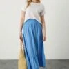 Monsoon Womens Blue Boho Foil Maxi Tier Skirt 2 Monsoon Womens Blue Boho Foil Maxi Tier Skirt -Outlet Mode Zyra Store A47018s
