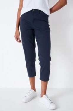 Crew Clothing Company Blue Cropped Jeans