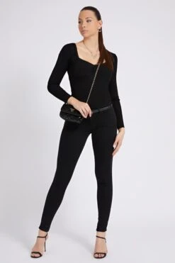 Guess Black Curve X Skinny Fit Denim Jeans -Outlet Mode Zyra Store A65 532s3