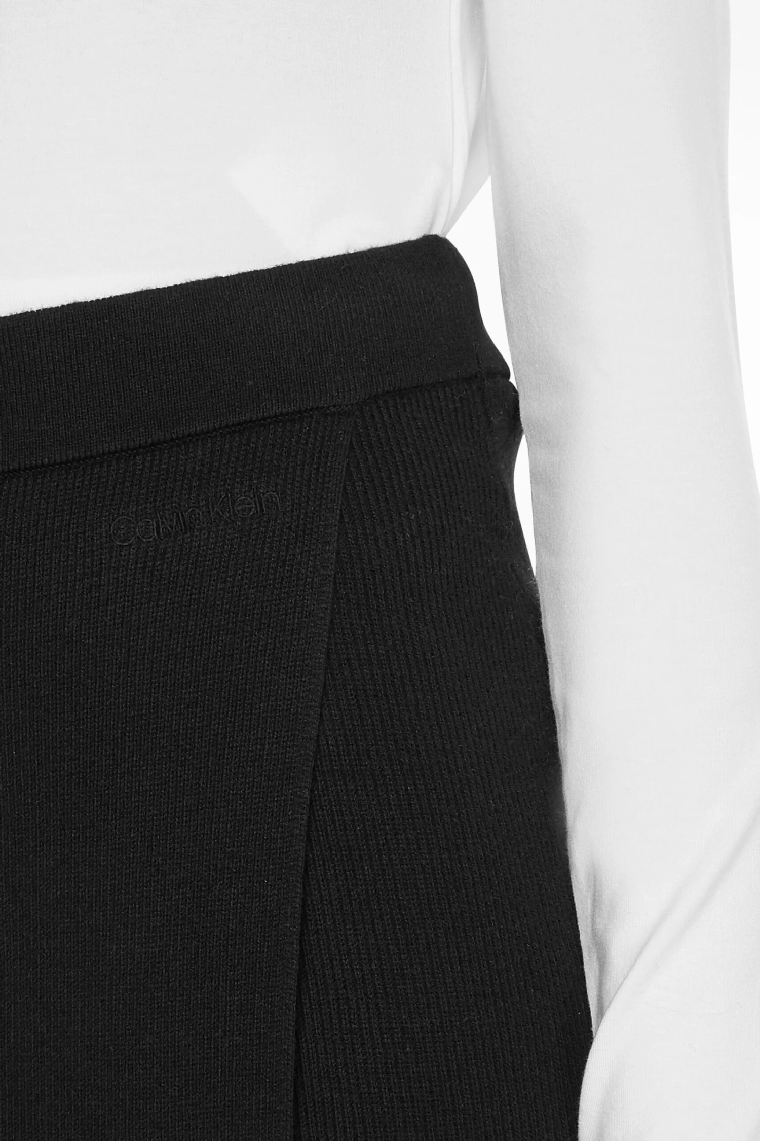 Calvin Klein Black Rib Fitted Skirt 5 Calvin Klein Black Rib Fitted Skirt - Image 3