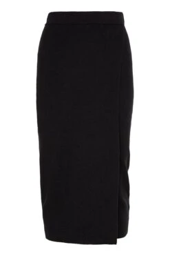 Calvin Klein Black Rib Fitted Skirt 9 Calvin Klein Black Rib Fitted Skirt -Outlet Mode Zyra Store C04465s4