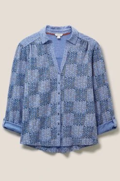 White Stuff Annie Jersey White Shirt -Outlet Mode Zyra Store C09579s4