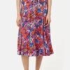 Jigsaw Pink Rave Floral Midi Skirt -Outlet Mode Zyra Store C15701s