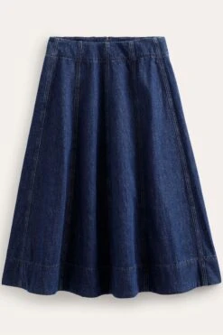 Boden Blue Denim Paneled Skirt -Outlet Mode Zyra Store C18943s6