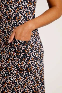 Weird Fish Tallahassee Organic Printed Jersey Dress 9 Weird Fish Tallahassee Organic Printed Jersey Dress -Outlet Mode Zyra Store C29476s3