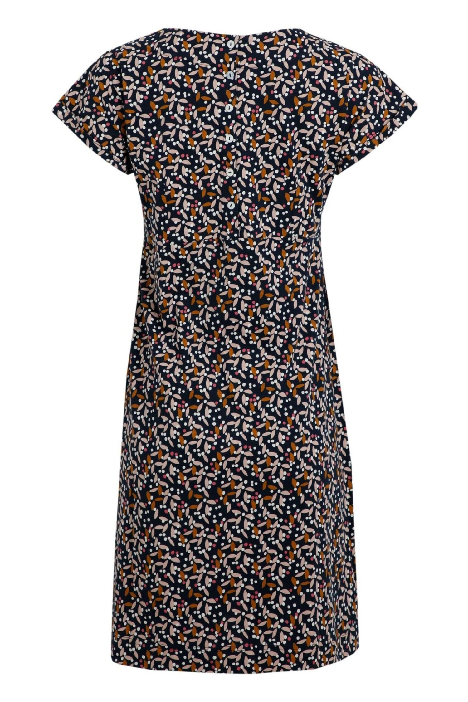 Weird Fish Tallahassee Organic Printed Jersey Dress 7 Weird Fish Tallahassee Organic Printed Jersey Dress - Image 5