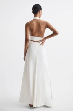 Reiss Grace Maxi Dress With Cape -Outlet Mode Zyra Store C38 786s5