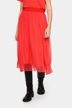 Saint Tropez Red Coral Skirt