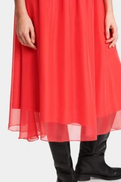 Saint Tropez Red Coral Skirt -Outlet Mode Zyra Store C45040s4