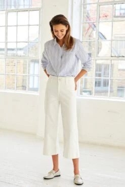 Next Cropped Wide Leg Denim Jeans -Outlet Mode Zyra Store C62 075s5