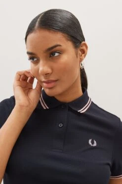 Fred Perry Twin Tipped Polo Dress -Outlet Mode Zyra Store C71 464s3
