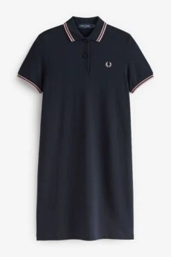 Fred Perry Twin Tipped Polo Dress -Outlet Mode Zyra Store C71 464s4