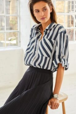 Next Long Sleeve Hardware Detail Shirt