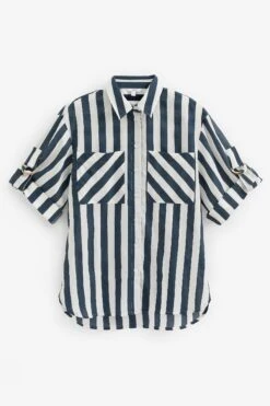 Next Long Sleeve Hardware Detail Shirt -Outlet Mode Zyra Store C90 988s5