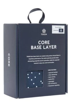 Tog 24 Womens Blue Snowdon Thermal Spot Crewneck Base Layer -Outlet Mode Zyra Store D07778s7