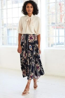 Next Pleated Midi Skirt -Outlet Mode Zyra Store D09 625s4