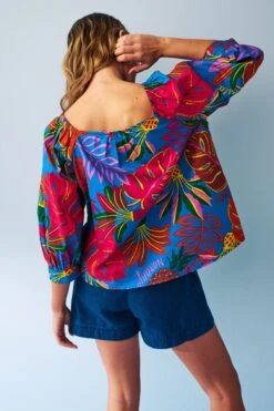 Next Off The Shoulder Square Neck Long Sleeve Top -Outlet Mode Zyra Store D21566s3