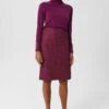 Hobbs Purple Daphne Skirt -Outlet Mode Zyra Store D25961s