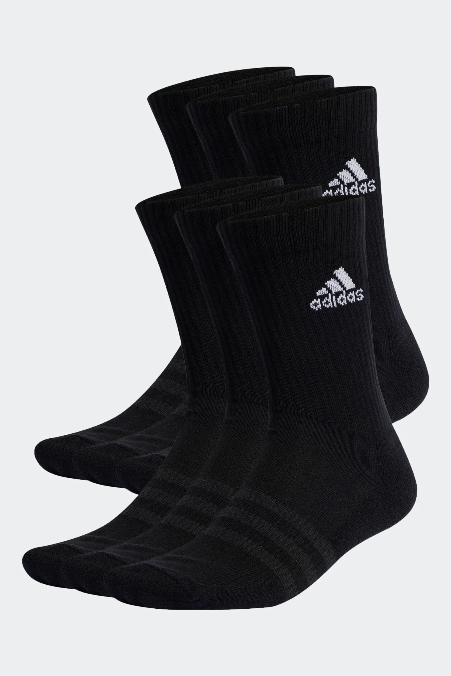 Adidas Cushioned Sportswear Crew Socks 6 Pack 3 Adidas Cushioned Sportswear Crew Socks 6 Pack