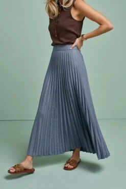 Next Tailored Pleated Midi Skirt -Outlet Mode Zyra Store D32 879s2