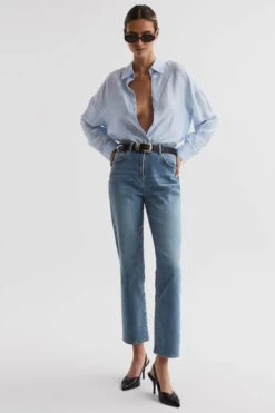 Reiss Phillipa Straight Leg Boyfriend Jeans -Outlet Mode Zyra Store D40 032s6