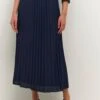 Kaffe Blue Gitta Midi Plisse Skirt -Outlet Mode Zyra Store D51 666s
