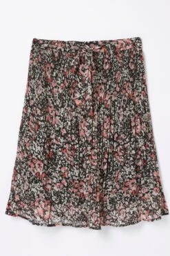 FatFace Kayleigh Blush Floral Black Skirt -Outlet Mode Zyra Store D57 592s7