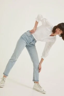 FatFace Blue Chesham Girlfriend Jeans 14 FatFace Blue Chesham Girlfriend Jeans -Outlet Mode Zyra Store D57 789s6