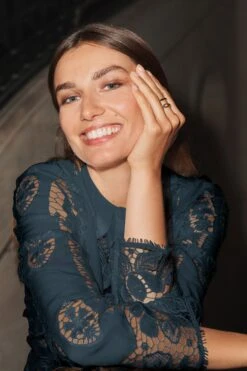 Next Premium Occasion Collared Lace Long Sleeve Shirt -Outlet Mode Zyra Store D57284s3