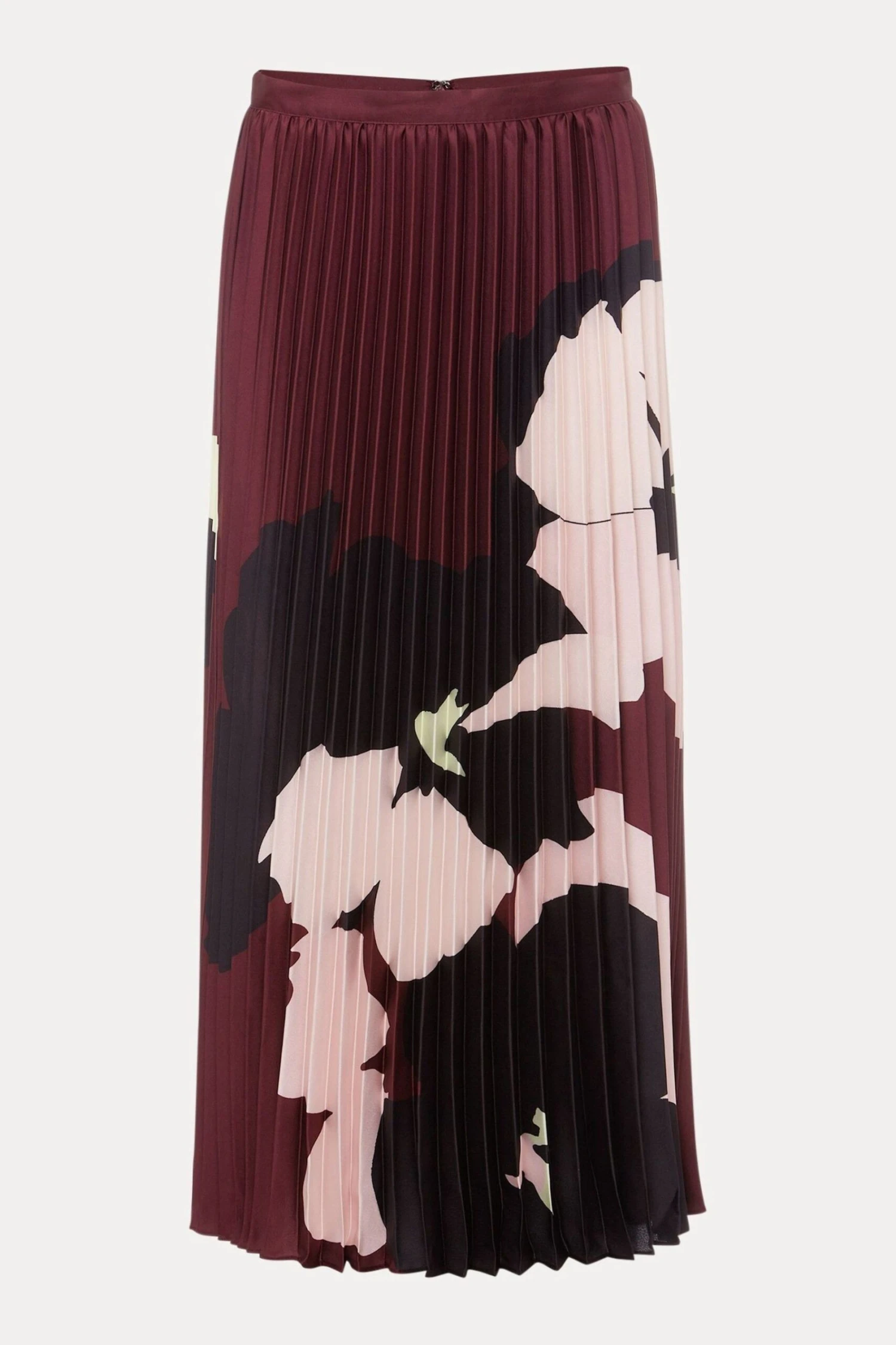 Phase Eight Purple Delanie Satin Pleated Skirt 10 Phase Eight Purple Delanie Satin Pleated Skirt - Image 8