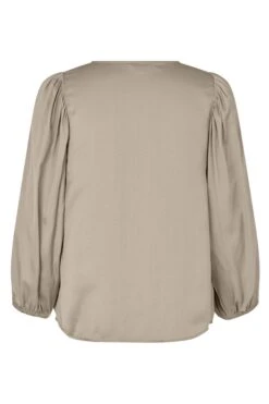 MbyM Cream V-Neck Deep Sleeve Blouse -Outlet Mode Zyra Store D71354s4