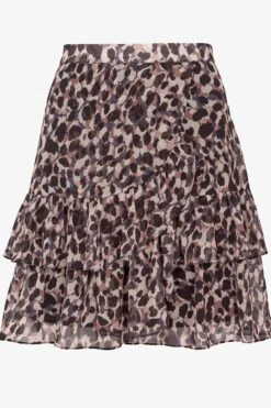 Mint Velvet Sarah Print Ruffle Mini Skirt -Outlet Mode Zyra Store D72716s4