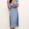 Nobody's Child Blue Pippa Midi Dress -Outlet Mode Zyra Store D77385s